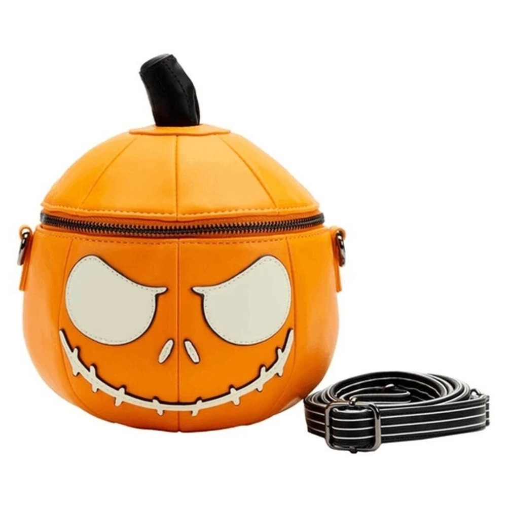 Loungefly Disney The Nightmare Before Christmas Jack Glow Pumpkin Crossbody Bag - Picture 1 of 6